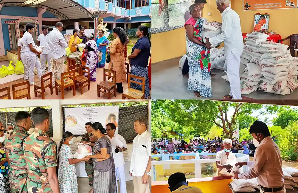 Narayana Seva project by Sri Sathya Sai Seva Overseas Organization Srilanka